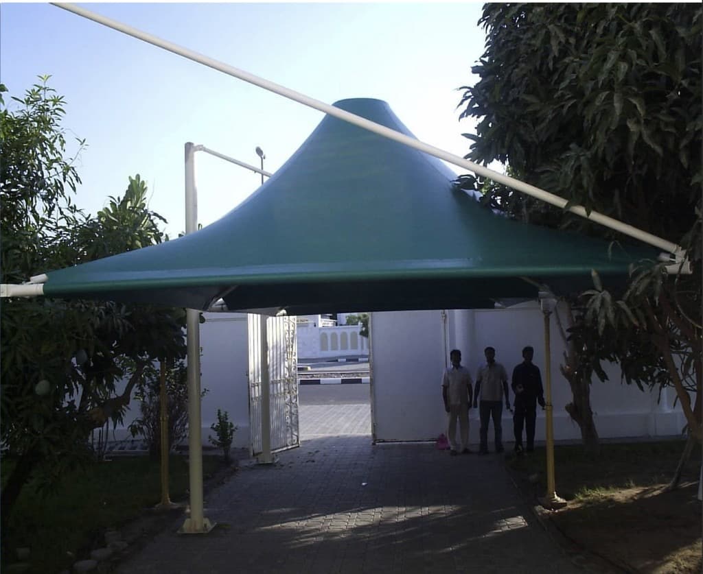 Green Dome Walkway Shade at The Villa Dubailand