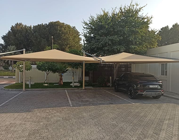 Pyramid Car Parking Shade