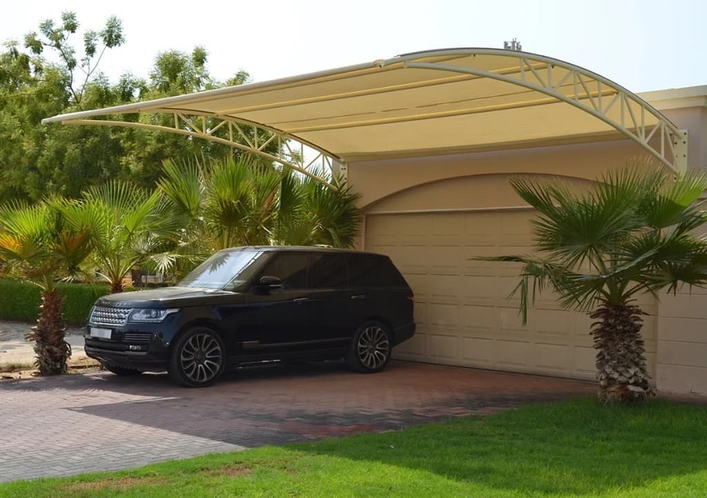 Wall-mounted Car Parking Shade