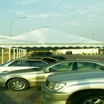 Car parking shade square profile Rusail industrial area sultanate of oman