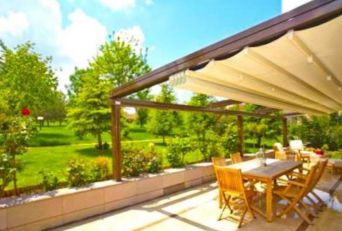 open roof pergola shade design
