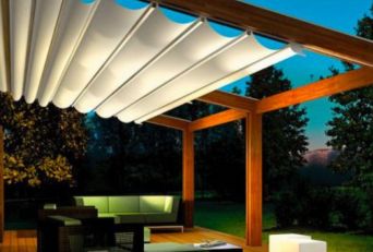 retractable pergola shades design